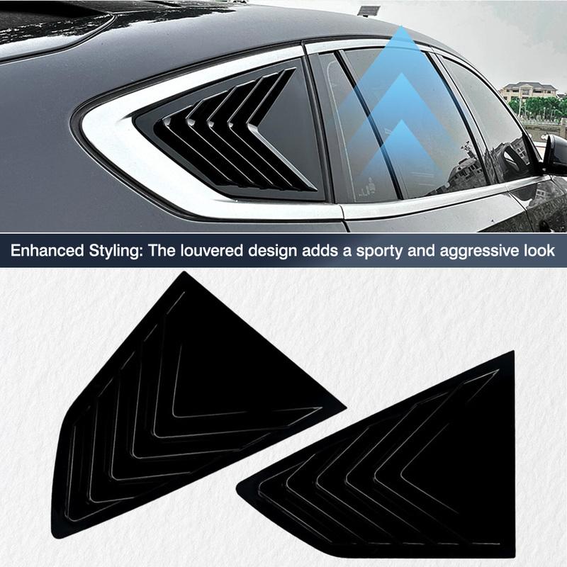2pcs ABS Rear Side Window Louvers Air Vent Scoop Shades Cover Trim for BMW X6 G06      2024