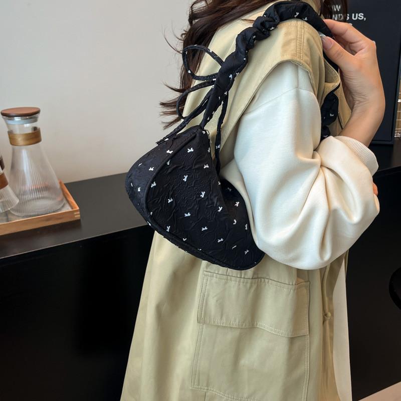 Pu Butterfly Knot Crossbody Bag For Daily Office Wear