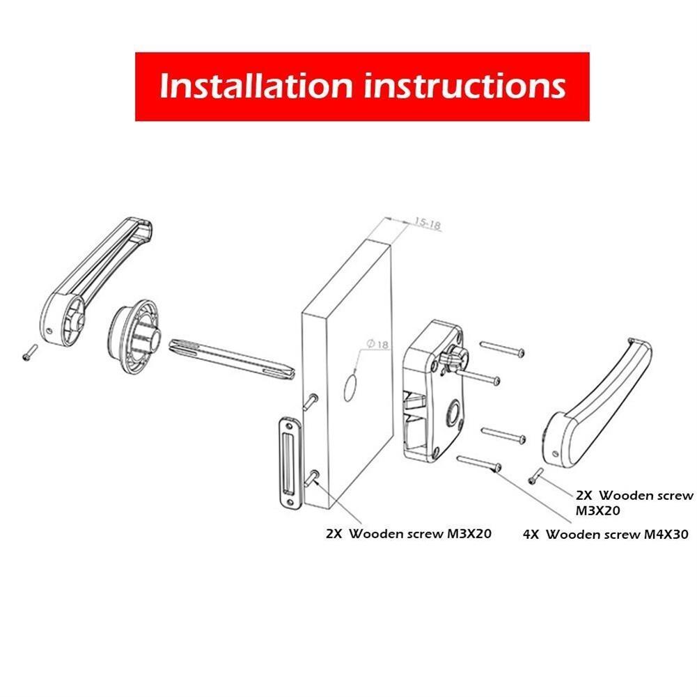 RV Toilet Door Lock Bathroom Door Lock Yacht RV Caravan Boat Latch Handle Knob Locks For Furniture Hardware Accessories