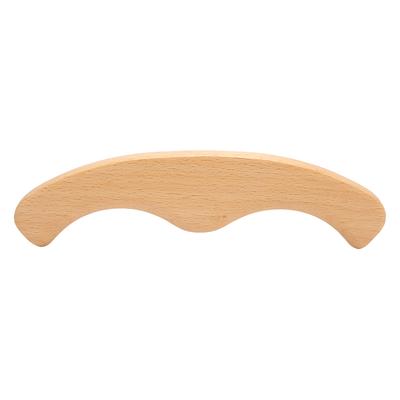 Wood Gua Sha Massage Tool Muscle Relaxation M Shape Lymphatic Drainage Tool Scraping Board for Body Shaping Neck Back