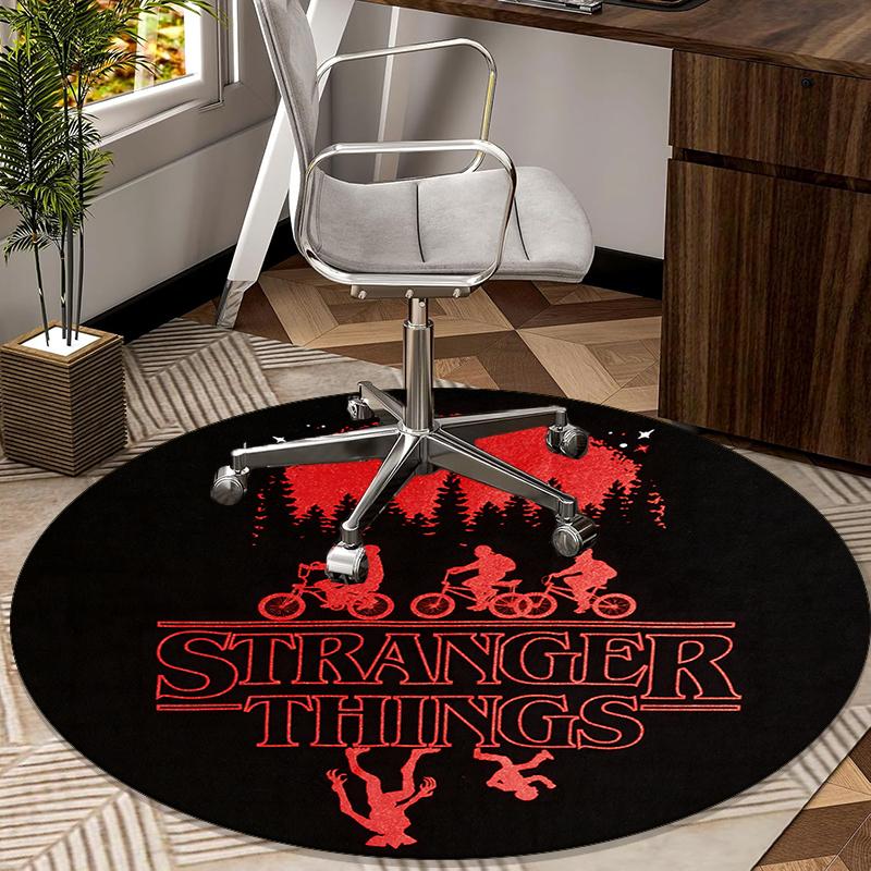 Adventure Friends round carpet Chair cushion Round Entryway Rug, Soft Round Rugs for Living Room, Bedroom, Circle Carpet decor gifts