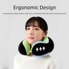 Cartoon Cat Deformable U-Shaped Neck Pillow with PP Cotton Filling for Napping Travel Cervical Neck Support Pillow