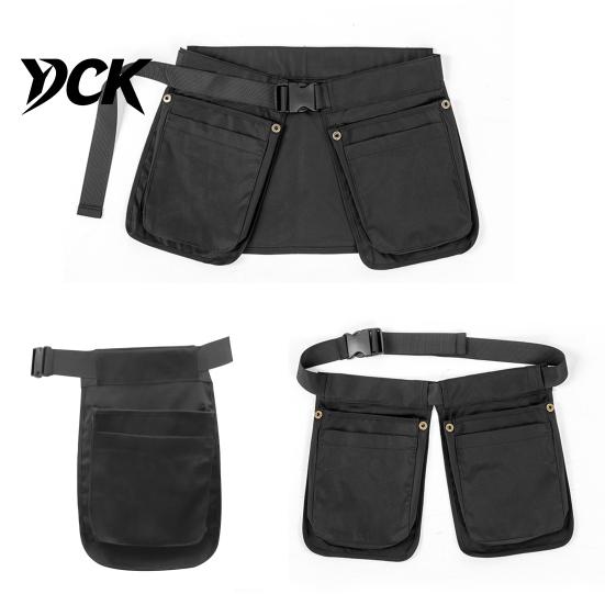 Multi-Pocket Fanny Pack Multi-function Waist Belt Apron Bag for Outdoor, Large Capacity Waterproof Pouch, Adjustable Waistband Women and Men Athletic