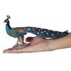 Early Education Animal Models: Blue and Green Peacock - Cognitive Gifts and Decorative Ornaments