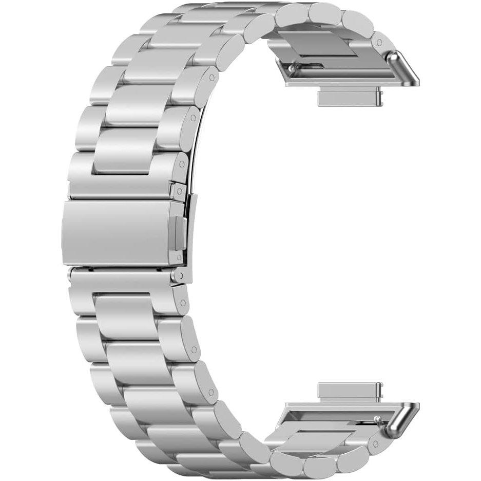 Edelstahlarmband für Huawei Watch Fit 2, Silber