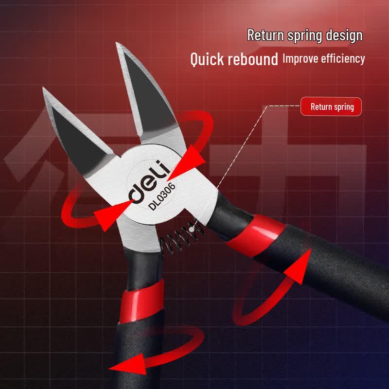 Deli 6-inch Professional Diagonal Pliers 2-Pack