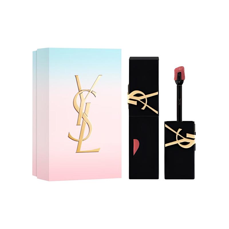 SAINT LAURENT Twilight Daybreak Бархатная Матовая Черная Тюбик Жидкая Помада Матовая Стойкая Цветовая Палитра 5.5мл Нежная 5.5ml