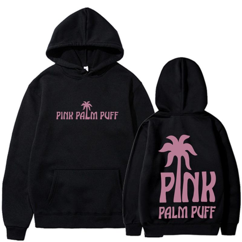 2025 Trending Men's & Women's Coconut Tree Pink Hoodie
