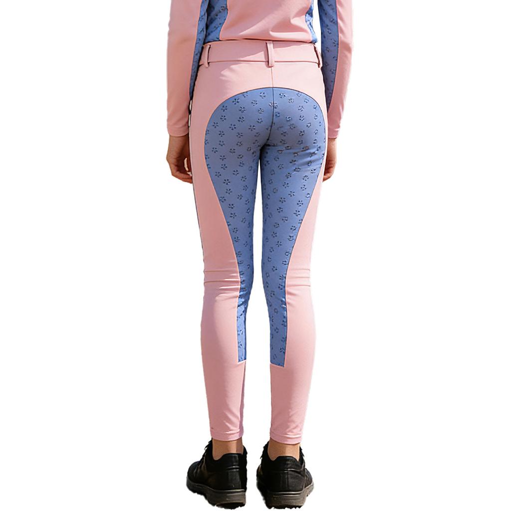 Mädchen Reithosen Reithosen Elastischer Bund Leggings Trainingshosen