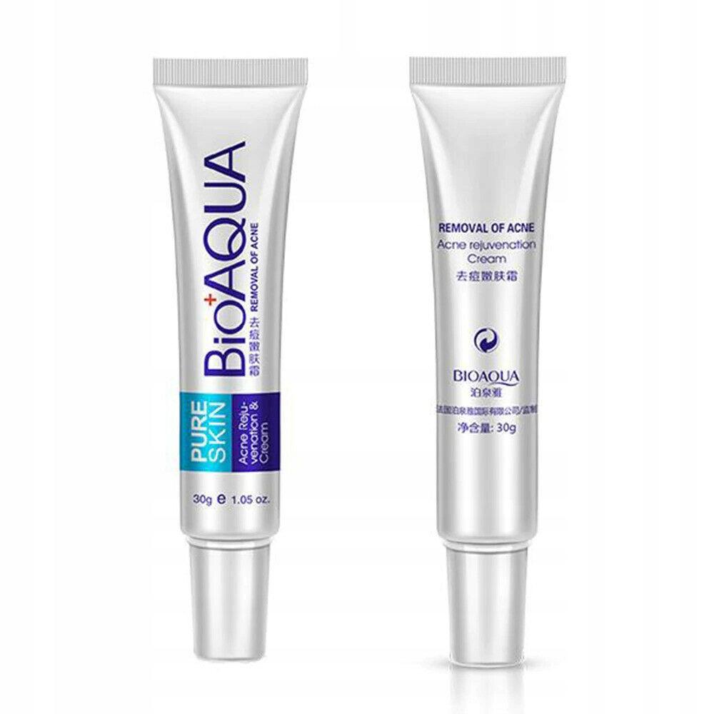 Bioaqua Krem do Cery Trądzikowej, Blizn i zaskórników Pure Skin 30g