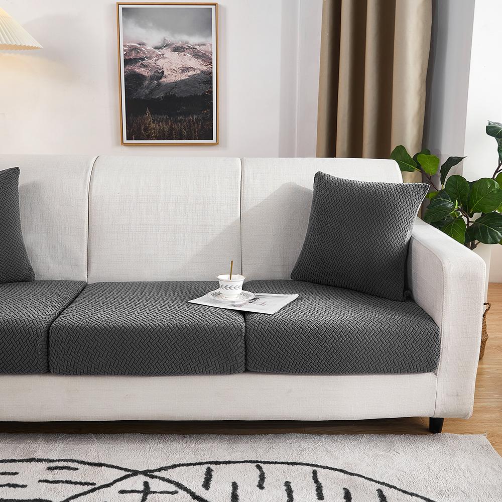 Jacquard Sofa Seat Cushion Covers Elasticated Airchair Cover Corner Sofa Covers Furniture Seater Sofa Slipcover For Living Room for Home