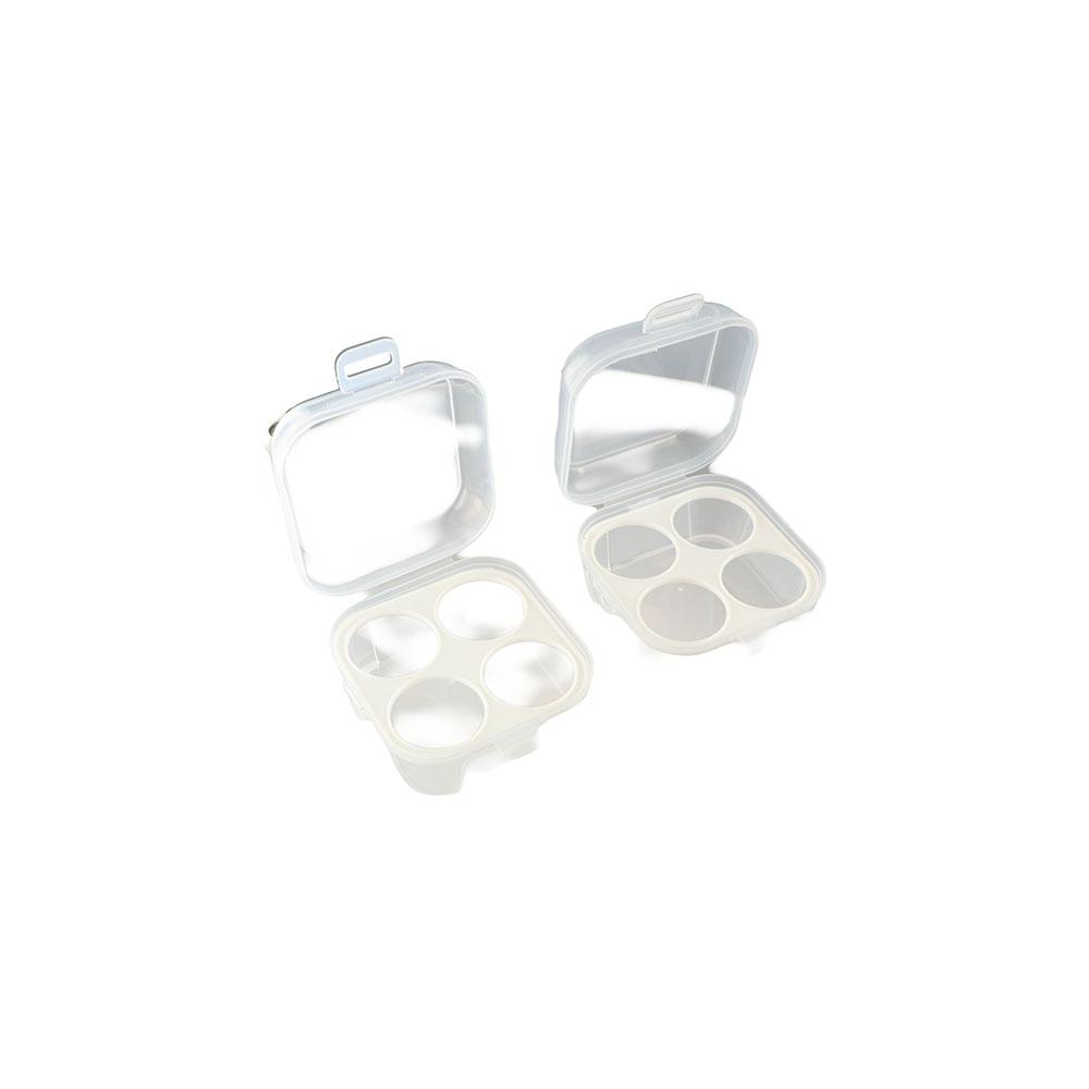 Transparent Egg Storage Box Safety Egg Tray 3/4/8 Grid Picnic Eggs Box  Egg Container