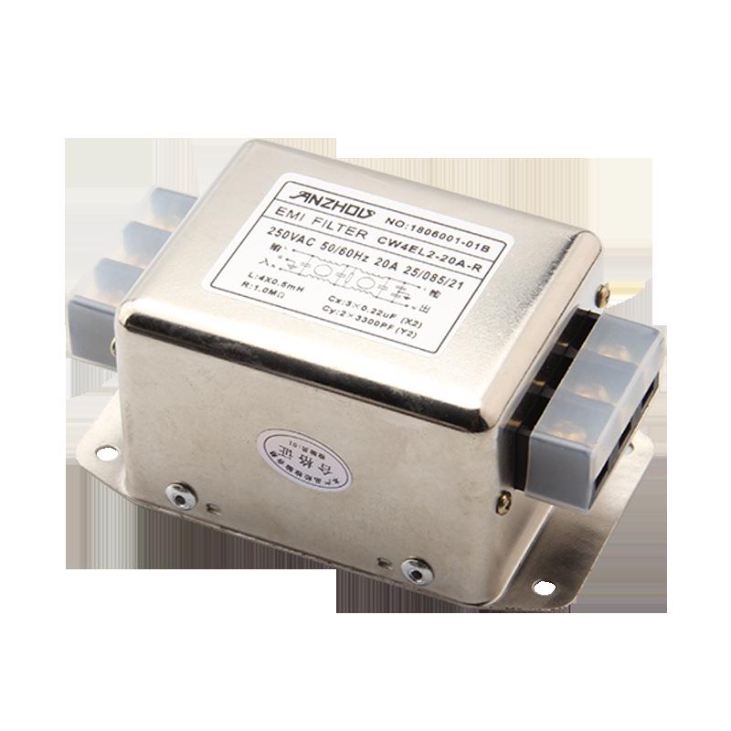 Terminal Block Power Filters: CW4EL2 Series (10A, 20A, 30A)