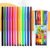 Children's Creative Watercolor Pen Set - 6 & 12 Colors for Elementary Art