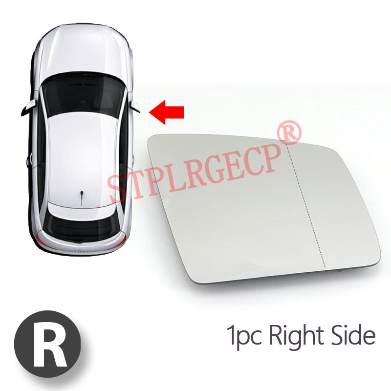 Stplrgecp Passenger Driver Side Left or Right Door Side Heated Wing Mirror Glass Lens for Mercedes-Benz X166 W463 W251 W166 X164