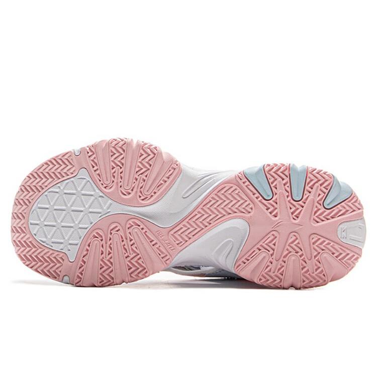 Li Ning Kids Sports Lifestyle Series Comfortable Lightweight Non-Slip Wear-Resistant Low-Top Sandals Kids sandals White Pink YKUV006-4