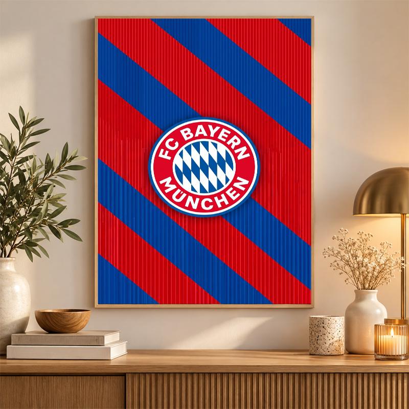 Sada pro diamantové malování Bayern Mnichov 5D plné vrtáky DIY diamantová mozaika Nástěnná malba Domácí dekorace