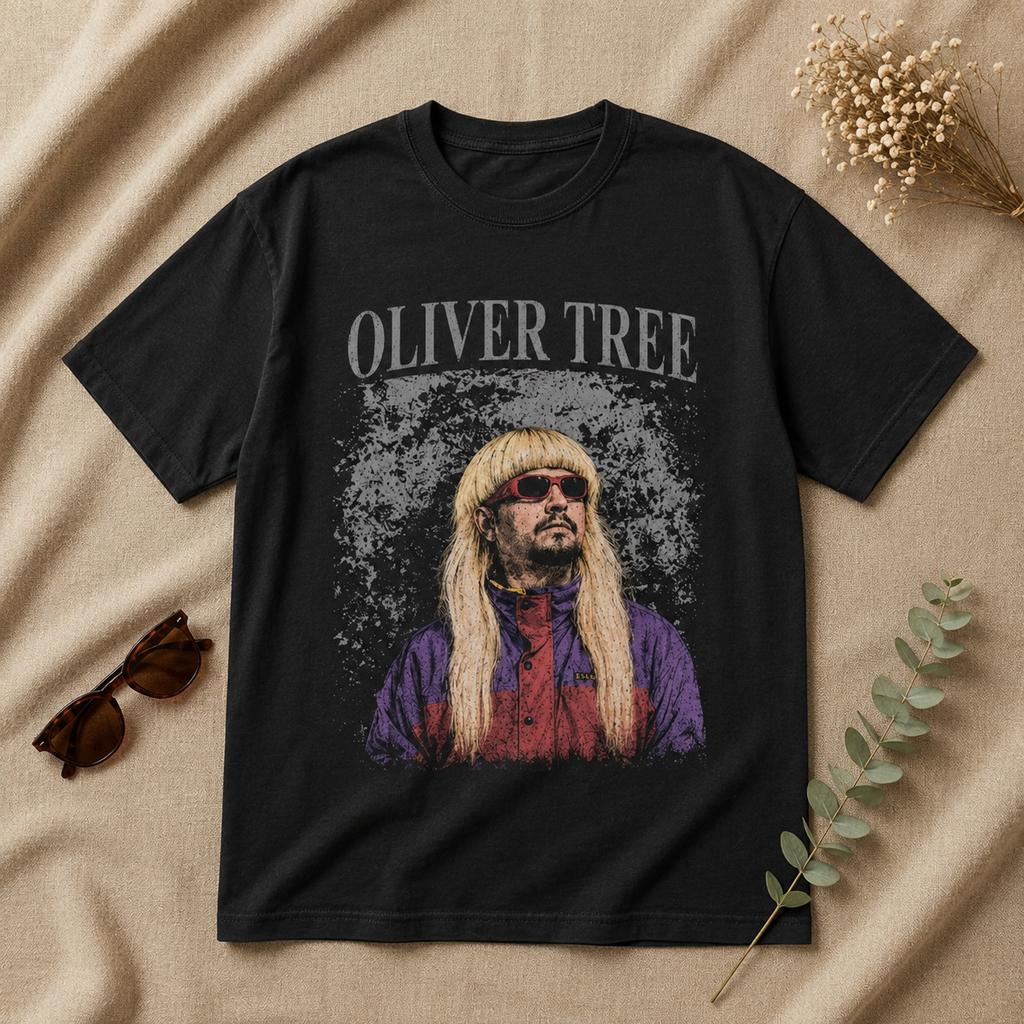 Retro Oliver Tree unisex T-Shirt Comfort Color, Pop Rock Music Merch 90s Retro