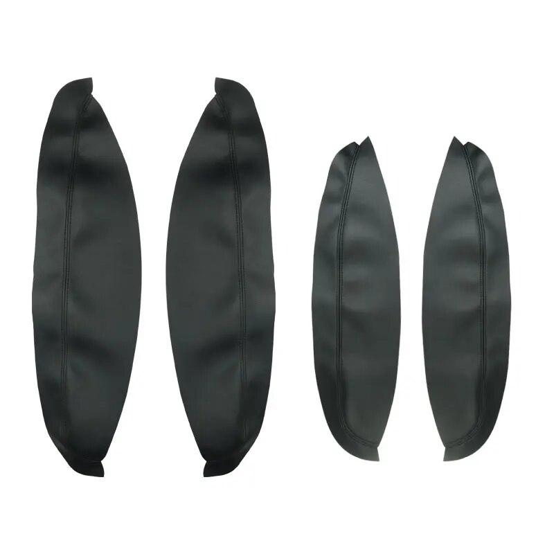 4pcs Car-styling Microfiber Leather Door Armrest Protection Cover Side Armrest Panel Cover For Nissan Qashqai J10 2007-2015