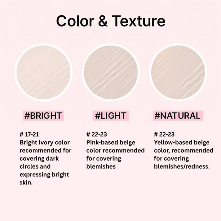 Concealer zur Abdeckung von Hautunreinheiten (3 Farben)