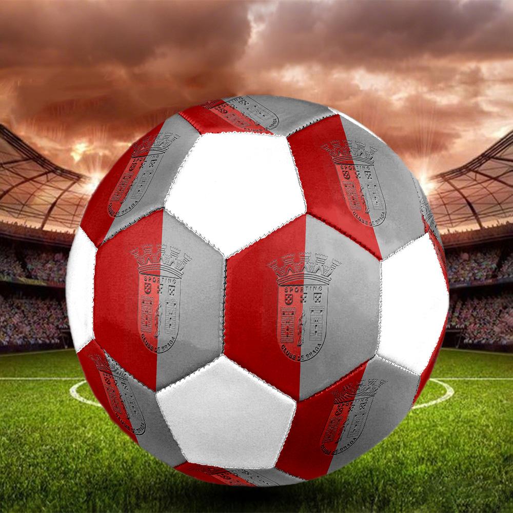 1PC SC Braga poster size 5 soccer ball PrahaIndoor Soccer Ball Colorful All Ages Machine Stitched PVC Competition Ready Durable High-Bounce