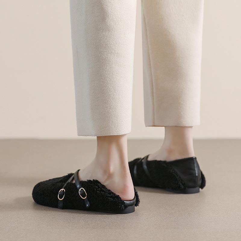 Round Toe Womens Loafers Shoes Casual Female Sneakers Autumn Slip-on Bow-Knot Moccasin Fall Slip on Fur New Butterfly Butterfly