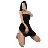 Summer Ice Silk Sexy Nightgown Pure Lust Underwear Seduction Suspender Skirt Pajamas Loungewear Beautiful Back Women