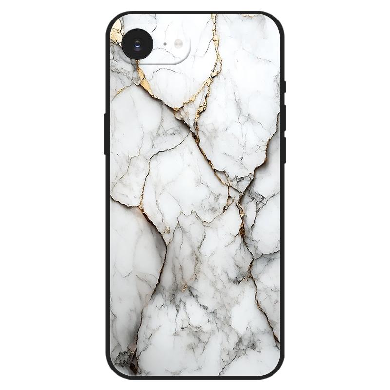 For Apple iPhone SE4 Case Marble Print Soft TPU Silicon Back Cover for iPhone SE 2025 2020 2022 2016 SE 4 Phone Cases Shell