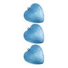 Davies Products Glitter Hearts Bauble (Pack of 3)