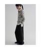 8seconds Collared Neck Striped Pullover Gray