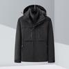 Three-in-One Outdoor Jacket: Fleece Liner, Waterproof, Windproof, Custom Logo