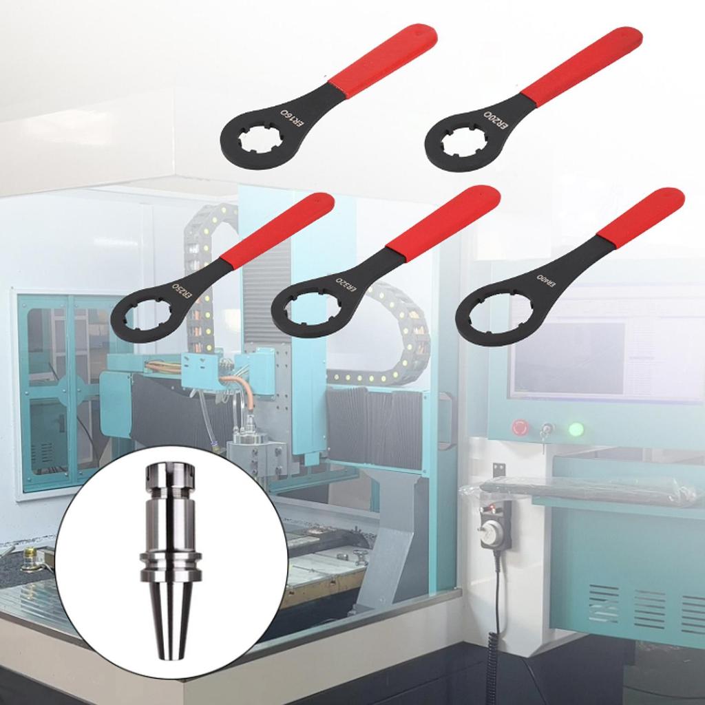 O-shaped Wrench CNC Spanner Collet Chuck Portable Protect The Nut Premium Carbon Steel CNC Milling Tool for Er16 Er20