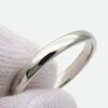 Używane TIFFANY&Co. Pierścionek Klasyczna obrączka UE#57.5 Platyna Pt950 4.8g Platyna prosta