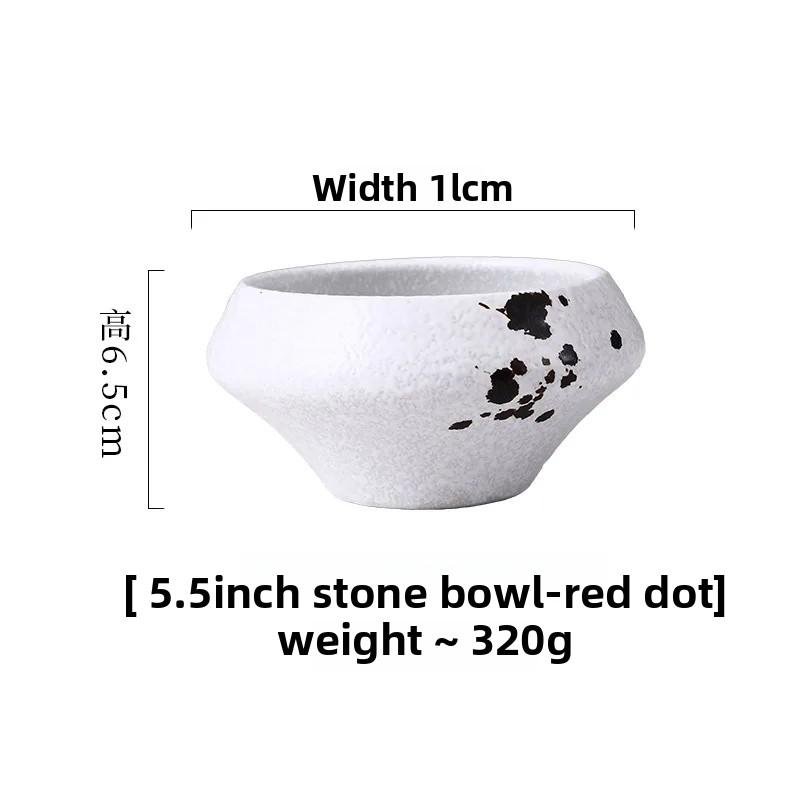 Japanese Style Ceramic Conical Bowl Creative Dessert Simple Deep Salad Bowl Commercial Rice Elegant Soup noodle ramen bowl