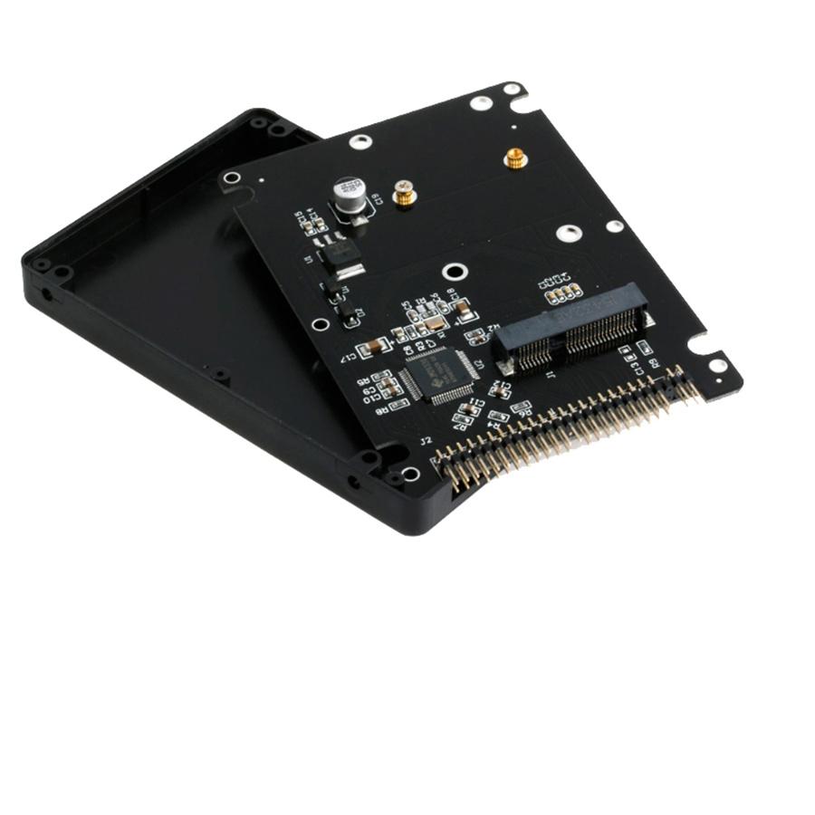 mSATA To 2.5" IDE HDD SSD mSATA To PATA Adapter Converter Card 44PIN with Case
