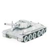 T-34 Tank 3D Metal Puzzle - Silver Stainless Steel, No Glue Required