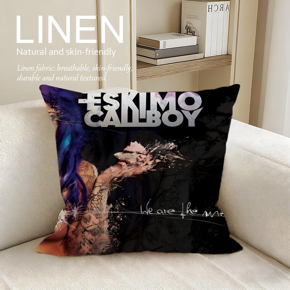 Music Electric Callboy Cushion Cover Pillowcase Set Pcs x x Breathable Washable Sofa Cushion Cover