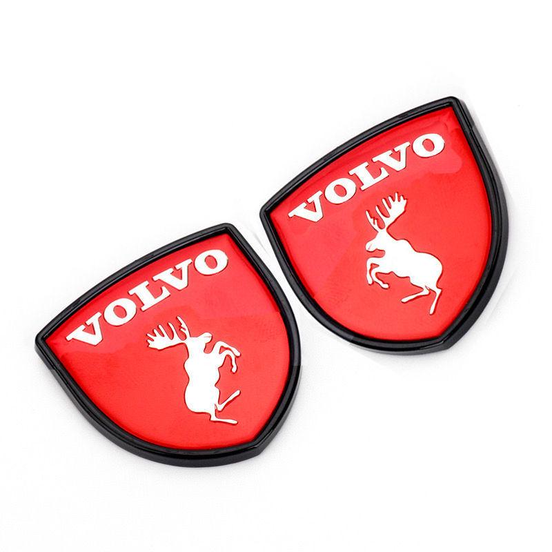 Metall-Autodekals für personalisierte Logos: Kompatibel mit Volvo S60, S90, XC60, XC90 Emblemen