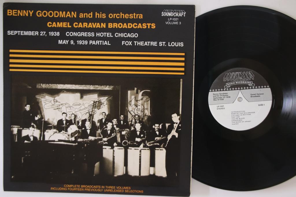 LP Record BENNY GOODMAN - Camel Caravan Broadcasts September  LP1021 SOUNDCRAFT RADI US Jazz Used