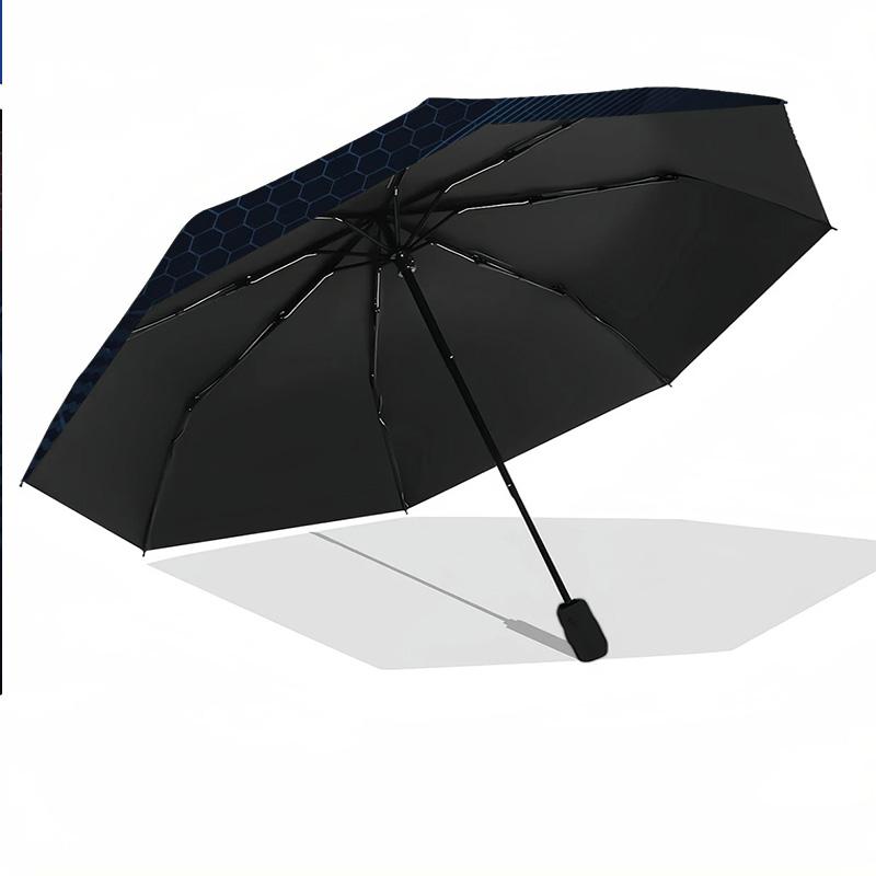Chicago Cubs Print Auto 8?Ribs Folding Umbrella Wind Resistant Lightweight Automatic Umbrella For Daily Travel