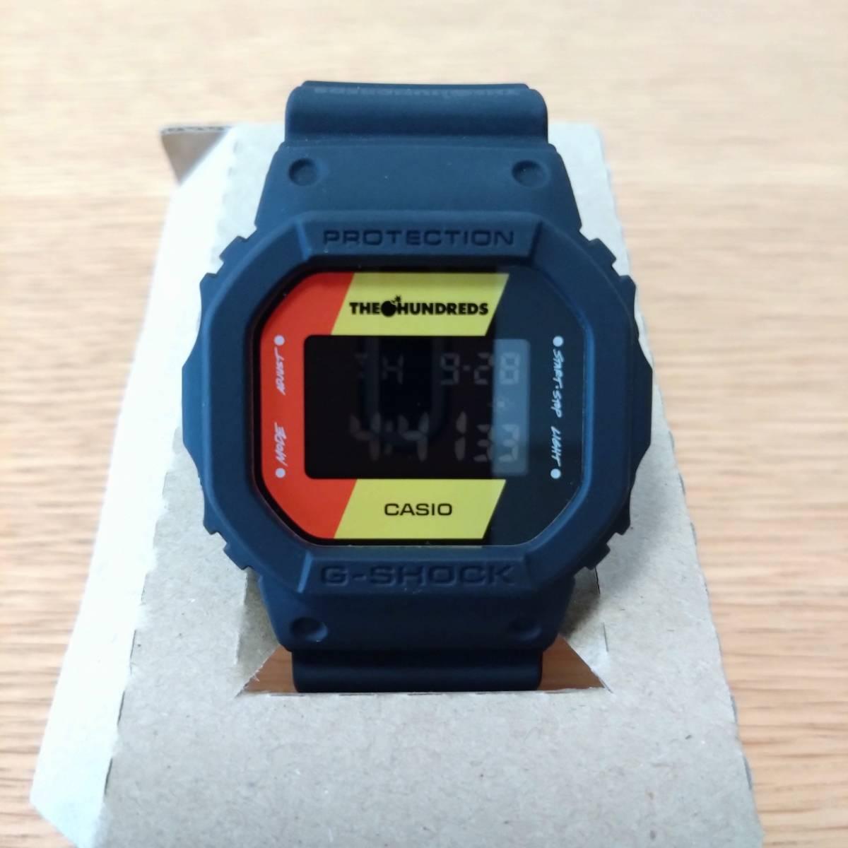 Unused CASIO G-SHOCK DW-5600HDR-1JR THE HUNDREDS collaboration model