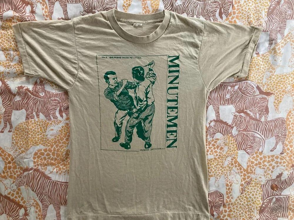 The Minutemen Band Your Girlfriend Calls Me Chicken T Shirt Size S5XL Unisex T-Shirt XXL