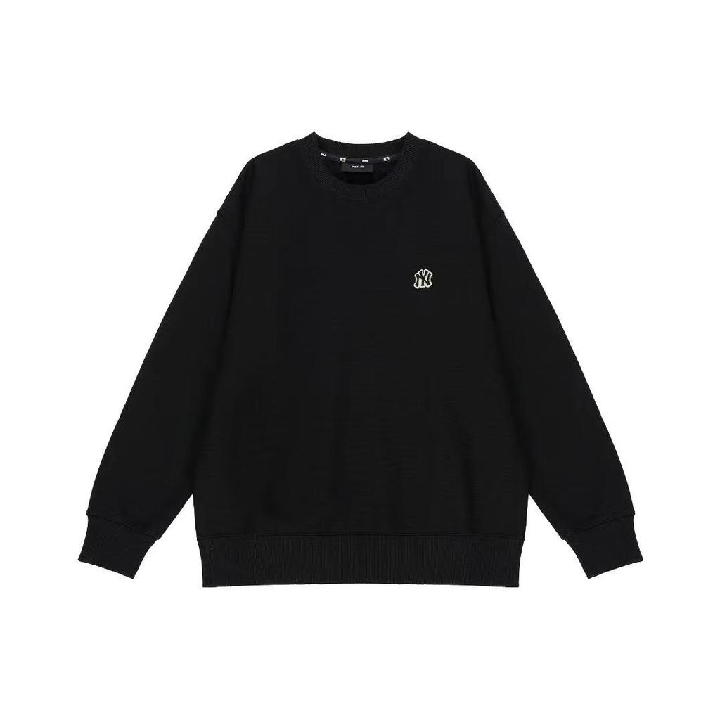 MLB Sweatshirts Unisex Black Crew Neck Moderate Regular 3AMTB0124-50BKS