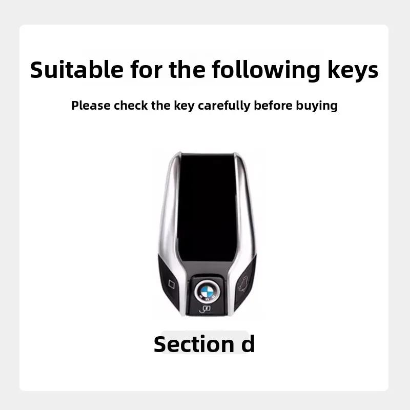 BMW Intelligent LCD Key Cover Shell Compatible with 7 Series 730Li 740 5 Series ML22 530Le X5 X7 Smart 6 Series 630GT Key Case