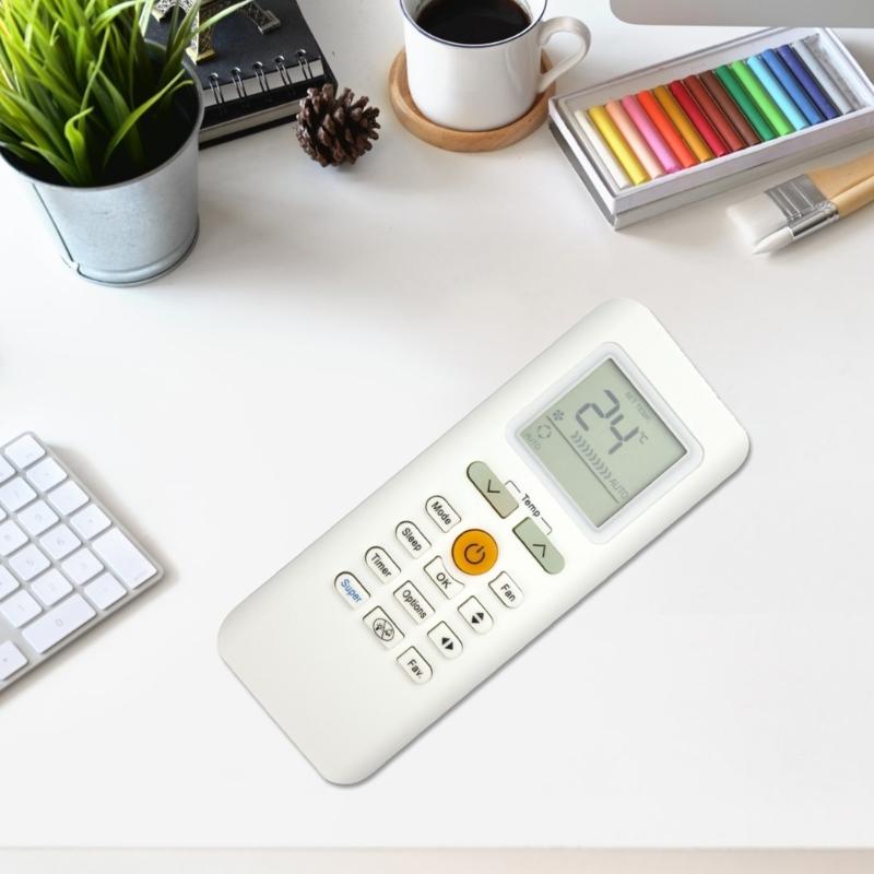 Air Conditioner Remote Control Large Screen Conditioning Controller Simple Operation Lightweight Suitable for RG70A
