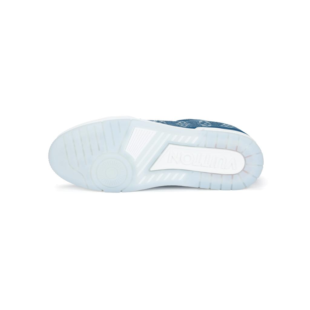Louis Vuitton Trainer Sneakers 'Denim Monogram' 1A7S54