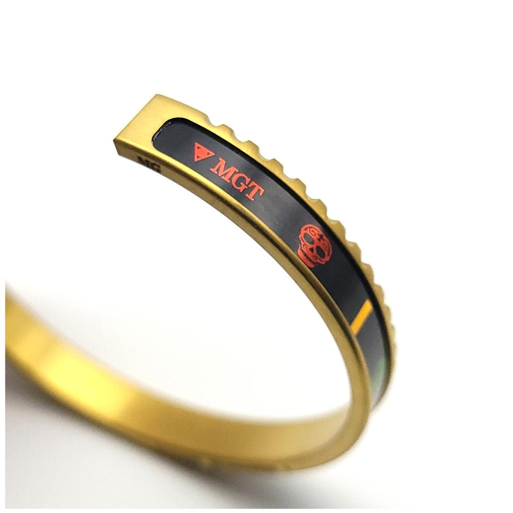 Speedometer Official [Pvd Yellow Gold Collection] Skull Rainbow