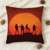 DDaft Punk Random Access Memories Doublesided Printed Square Decorative Cushion Cover for Sofa Living Room Home Decor