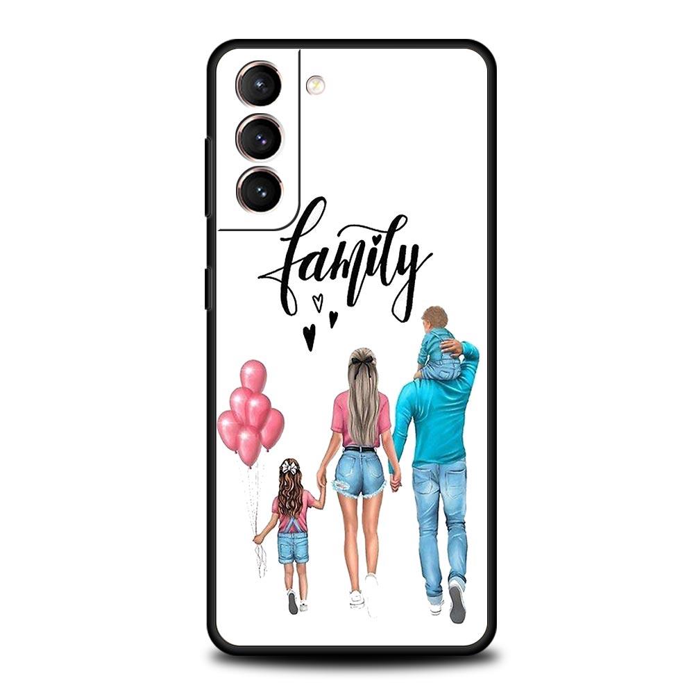 

Fashion Super Mom Dad Phone Case For Samsung Galaxy S25 S24 S23 S22 S20 Ultra S21 FE 5G S10 Plus S10E Soft TPU Cover Samsung S10e