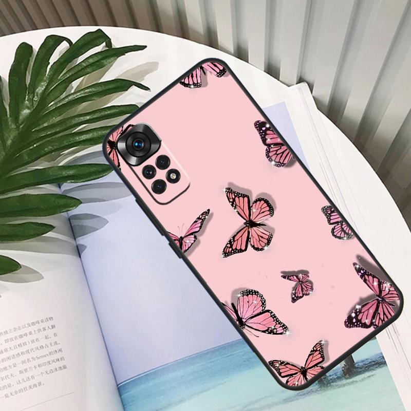 Butterfly Funda For Xiaomi Redmi Note 11 10 12 13 14 15 Pro Plus Case For Redmi 15C 10C 13C 12C 14C 15